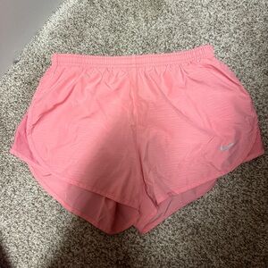 Peach Nike Women's Athletic Shorts